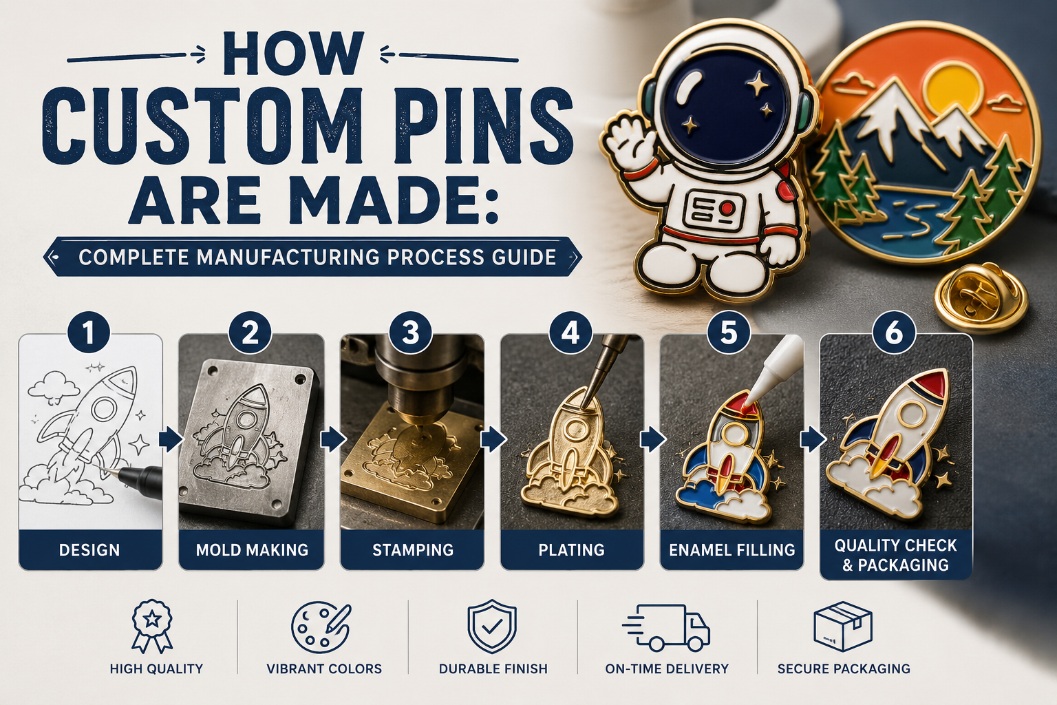 How Custom Pins Are Made
