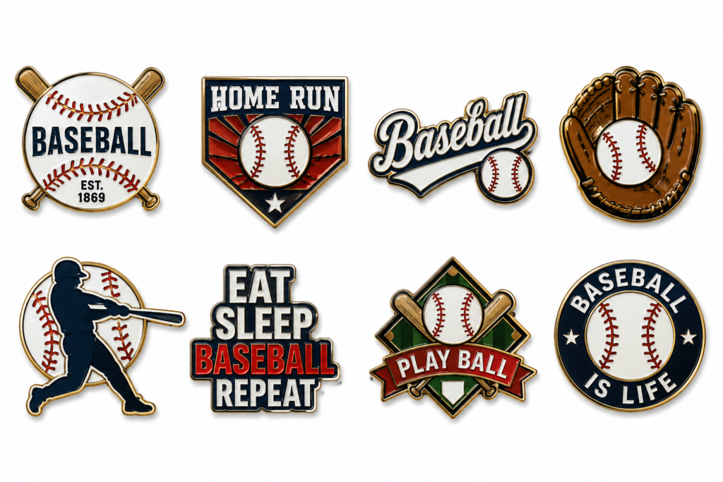 custom baseball pins